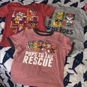 Bundle of three paw patrol tees! 🐶